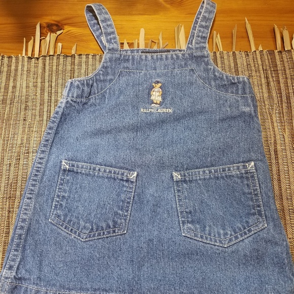 Ralph Lauren Denim Dress L (12-18 months) - Picture 1 of 5